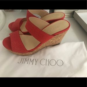 Jimmy Choo Wedge Sandals NEW**